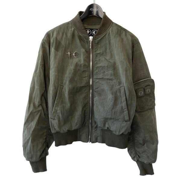 THUG CLUB(サグクラブ) Scarred Tango Charlie BomberMA-1ジャケット