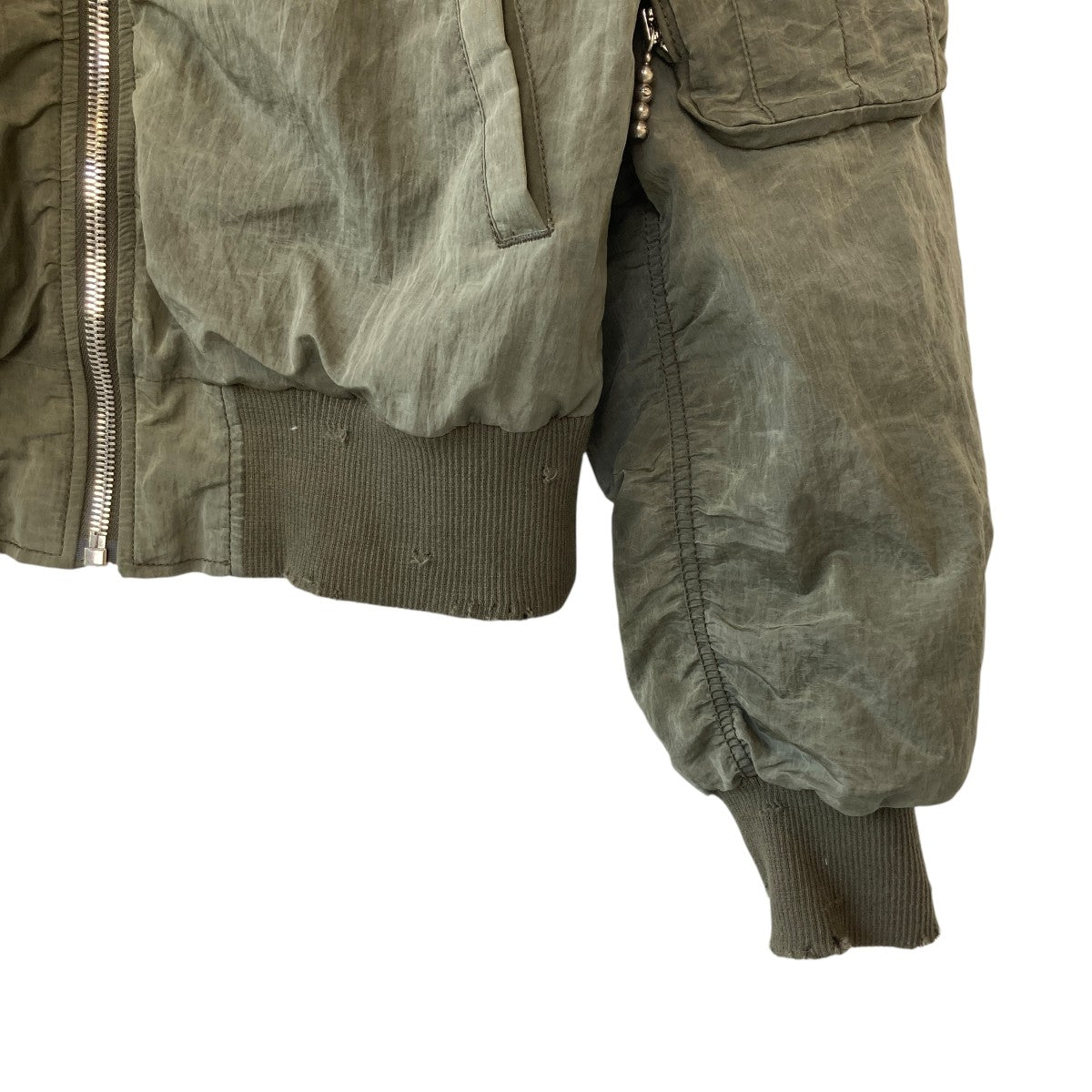 THUG CLUB(サグクラブ) Scarred Tango Charlie BomberMA-1ジャケット