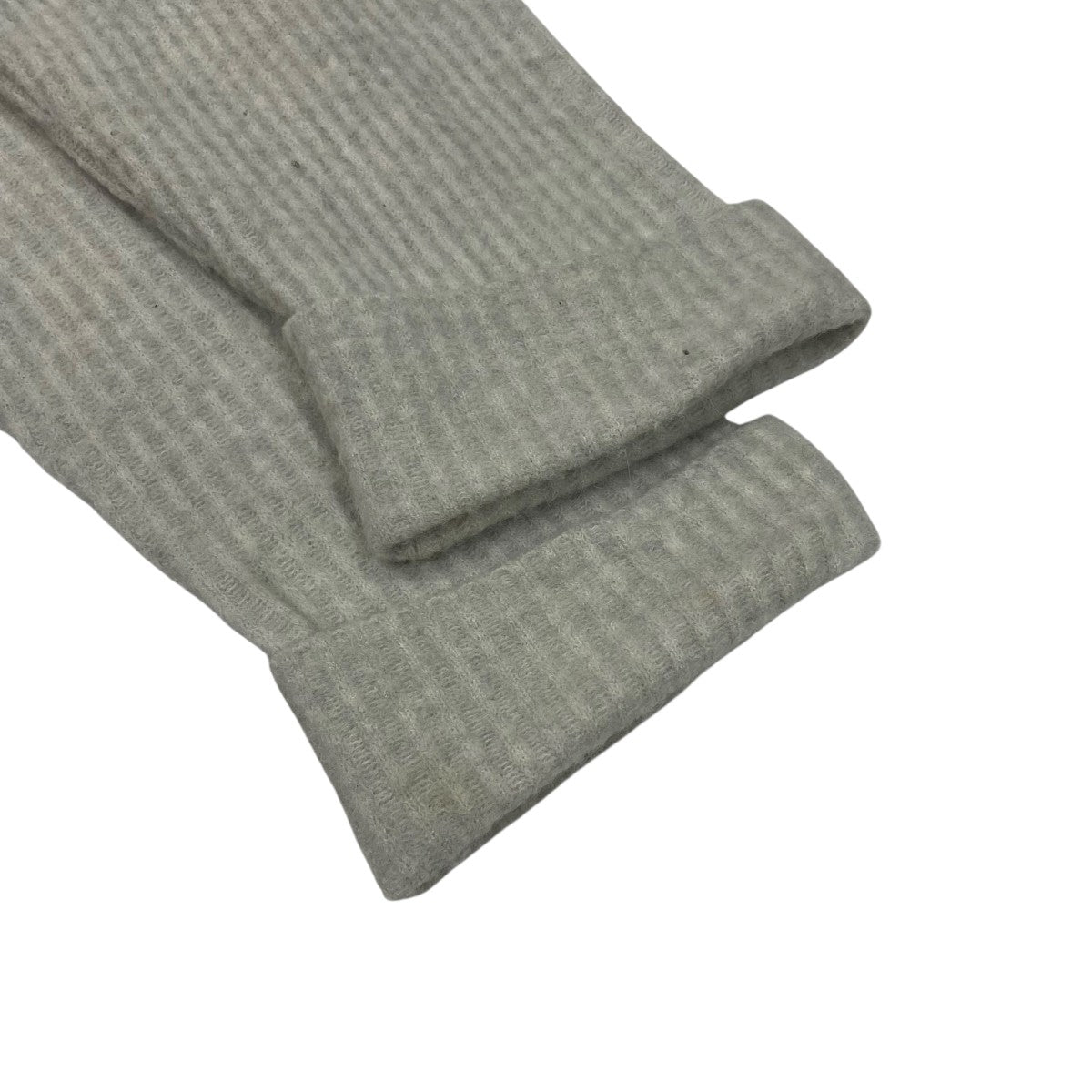 Lofty Brushed Ribbed Pointelle-knit Sweater InフレアニットセーターF211-7363lal