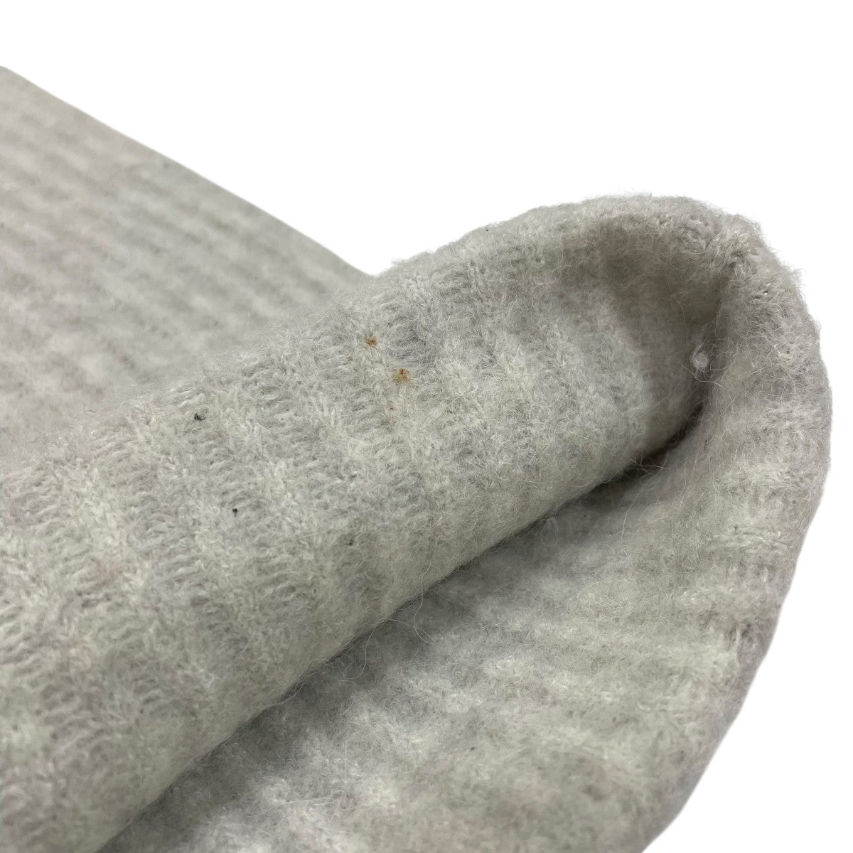 Lofty Brushed Ribbed Pointelle-knit Sweater InフレアニットセーターF211-7363lal