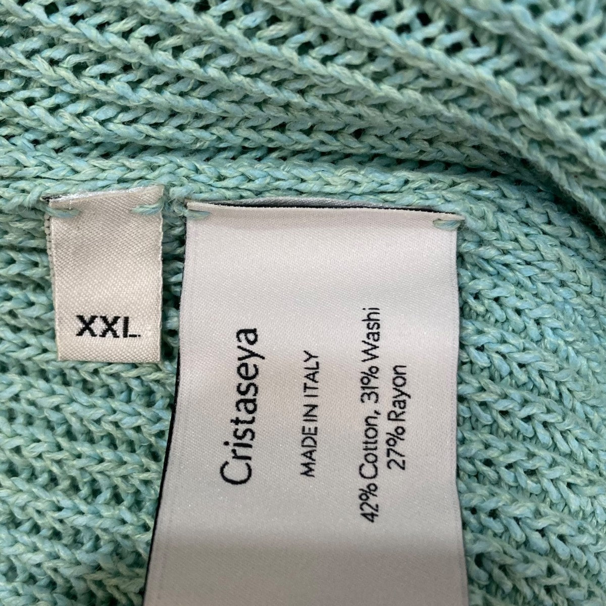Cristaseya for nomad washi paperローゲージニット12A-MI 古着・中古-6枚目のアイテム画像