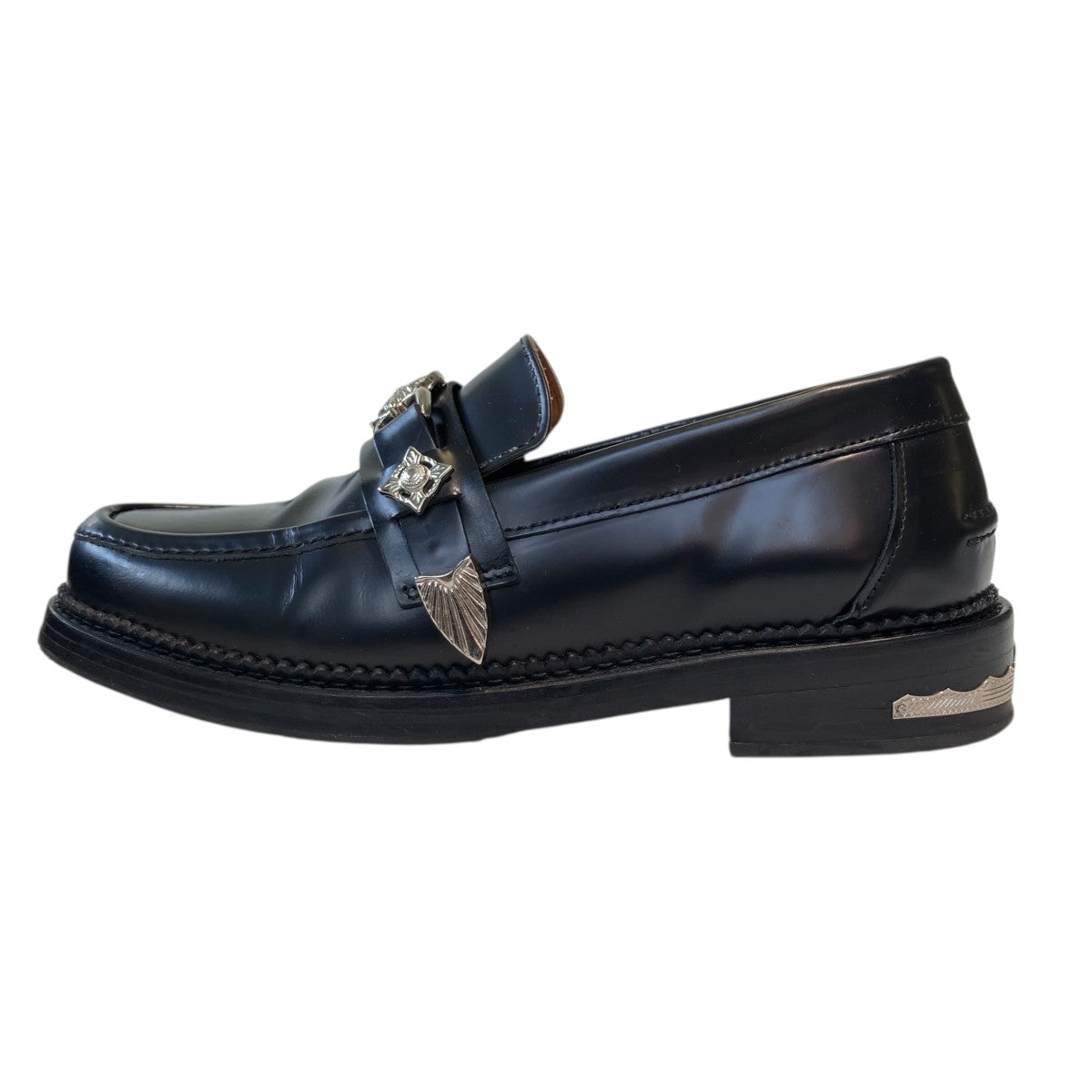 TOGA PULLA トーガ　ローファー　38 TOGA PULLA トーガ プルラ ビット ローファー Metal Loafer