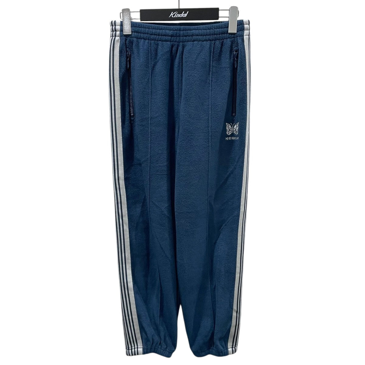 keboz Needles トラックパンツ ストレート ブラウン ブルー ケボズ Keboz needles トラックパンツストレートブラウンブルー