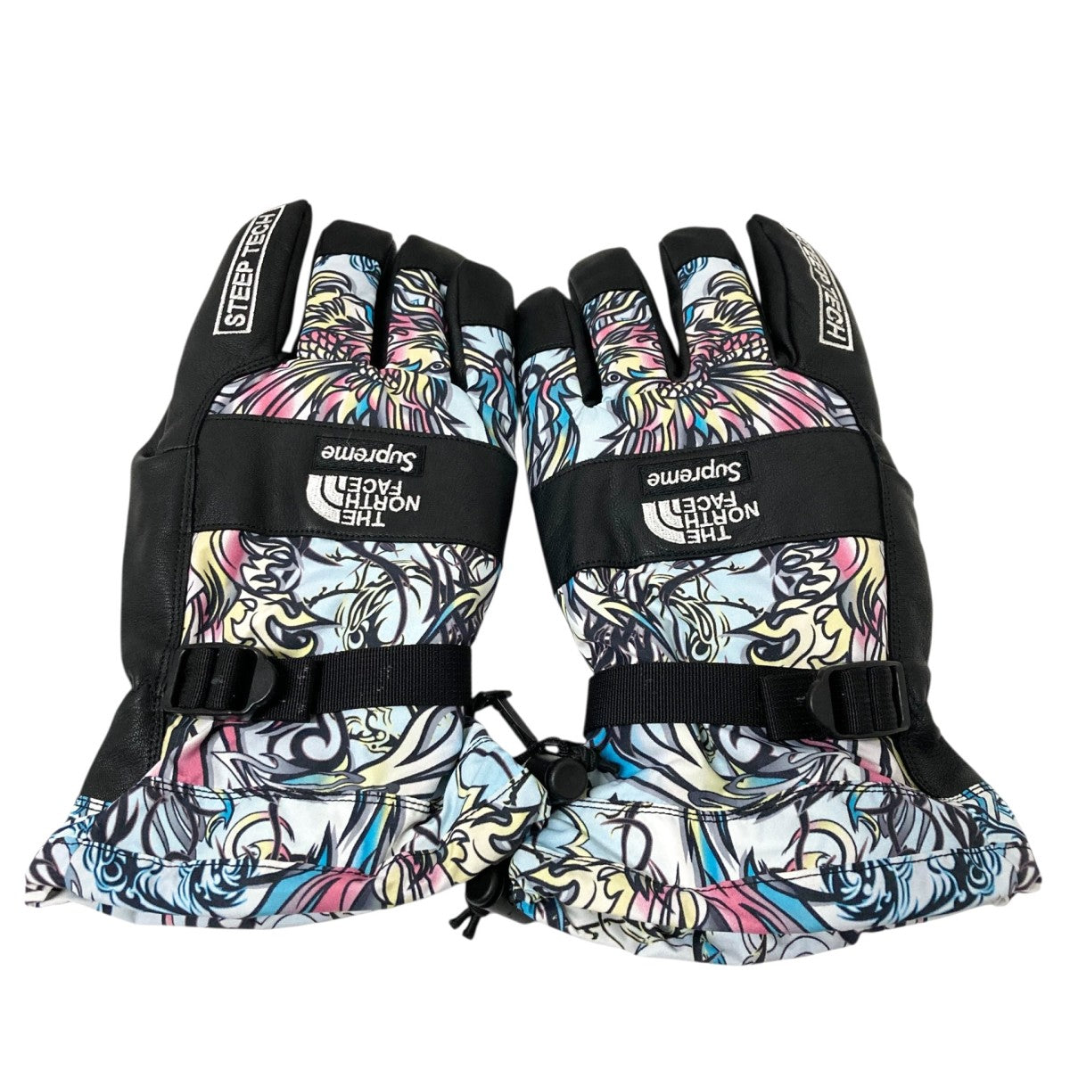 Supreme×THE NORTH FACE TNF STEEP TECH GLOVES総柄グローブNN62222I 古着・中古-2枚目のアイテム画像
