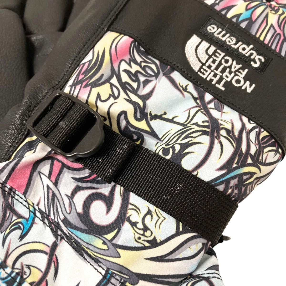 Supreme×THE NORTH FACE TNF STEEP TECH GLOVES総柄グローブNN62222I 古着・中古-5枚目のアイテム画像