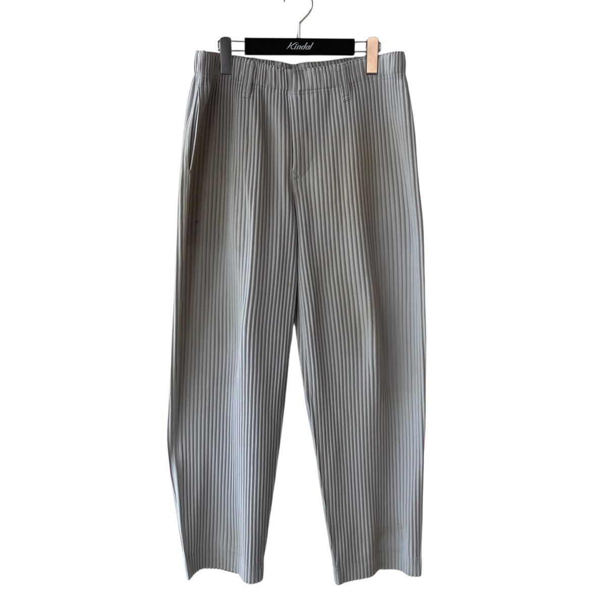 美品 タグ付き HP55JF450 オムプリッセイッセイミヤケ プリーツ パンツ HOMME PLISSE ISSEY MIYAKE(イッセイミヤケオムプリッセ) BASICS