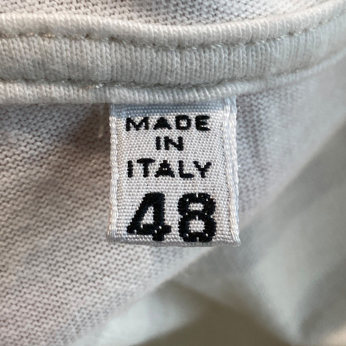 Martin Margiela(マルタンマルジェラ) 09SSプリントTシャツ アイボリー