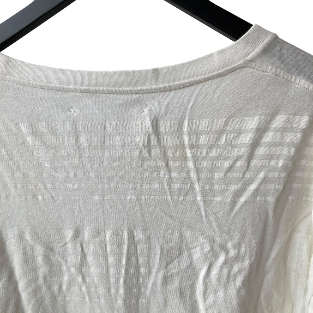 Martin Margiela(マルタンマルジェラ) 09SSプリントTシャツ アイボリー