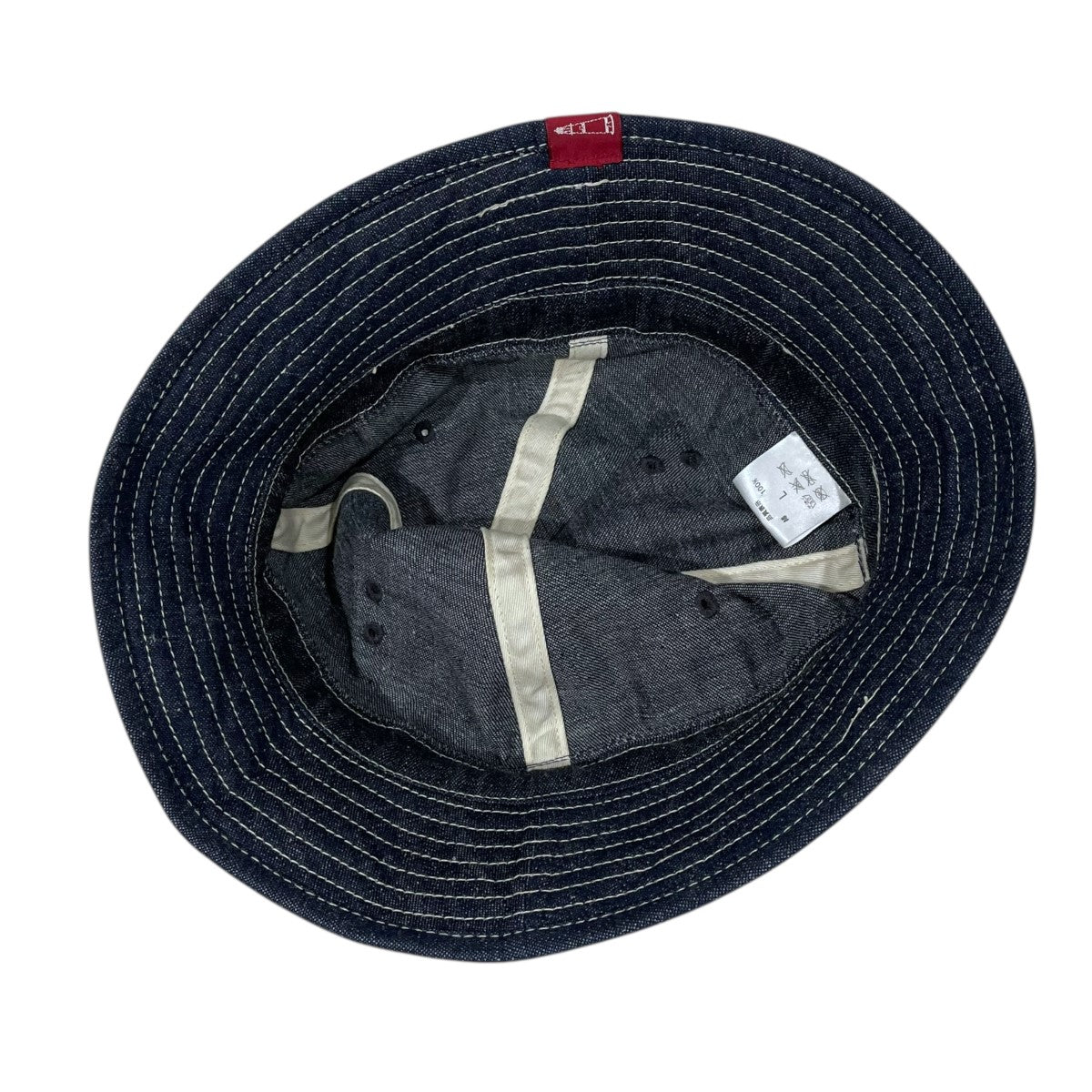 【2025春夏新色】 デニムバケットハット BONCOURA(ボンクラ) US denim hat navy 帽子