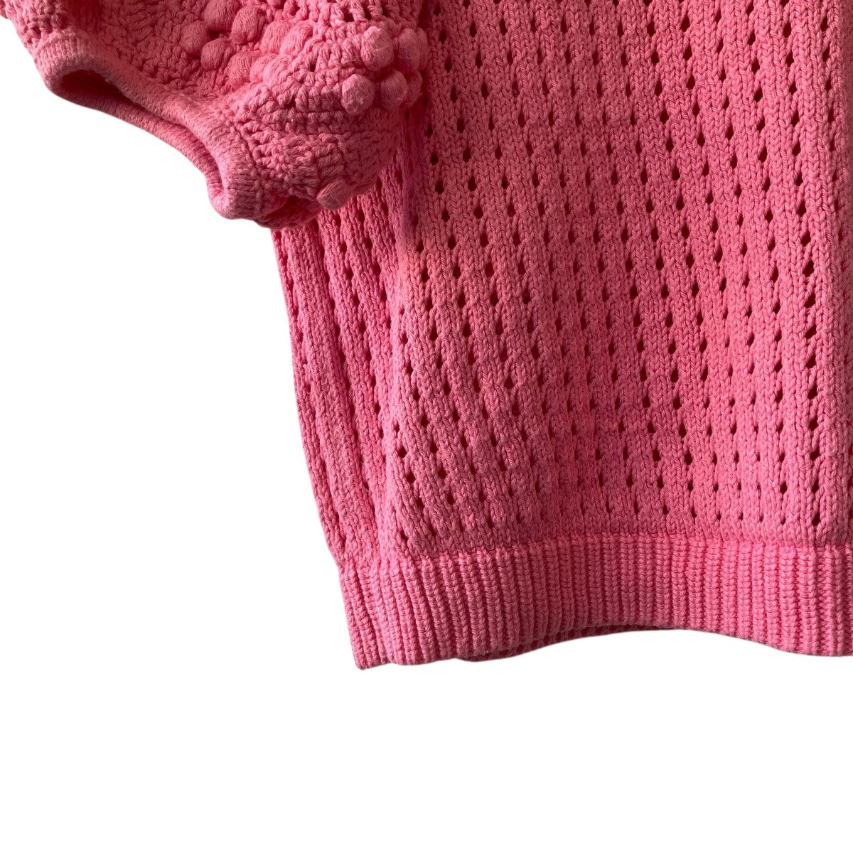 ステラ パルド STELLA PARDO コットンニット Ronherman取扱 半袖ニット 3510800211 ピンク サイズ：XS STELLA PARDO(ステラ パルド) コットンニット Ronherman取扱半袖