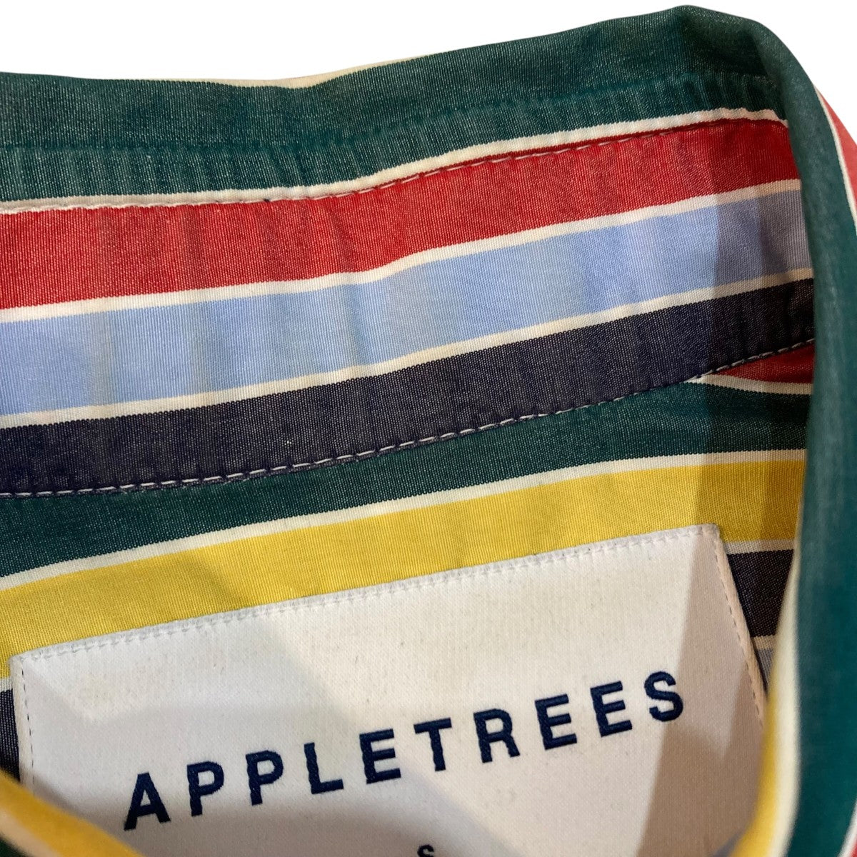 APPLETREES ストライプシャツ436-0110007 古着・中古-4枚目のアイテム画像
