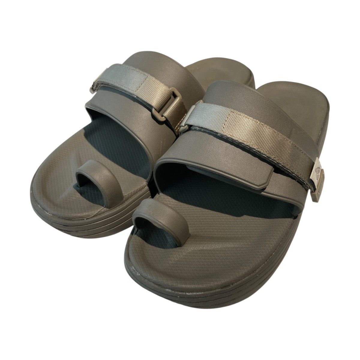 1379　スイコック　ムートンサボ　チェスナット　23　新品未使用 SUICOKE(スイコック)メッシュプラットフォーム オープントゥサボ