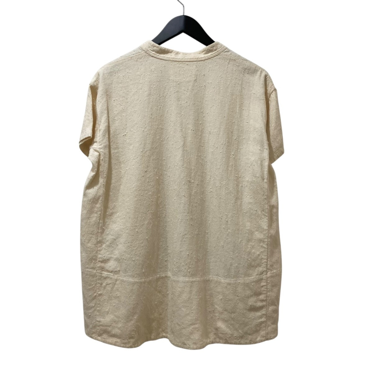 ジルサンダー JIL SANDER Vネックプルオーバーシャツ JSPQ562304 アイボリー サイズ：32 JIL SANDER(ジルサンダー) VネックプルオーバーシャツJSPQ562304