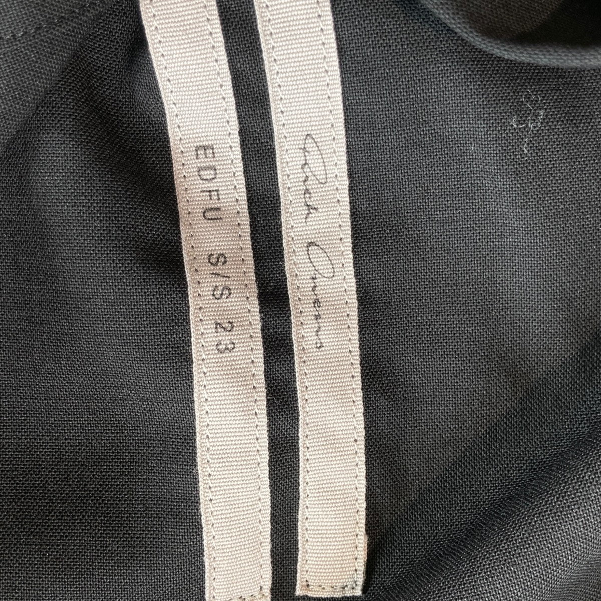 RICK OWENS 23SS長袖シャツRU01C4236-ZL 古着・中古-7枚目のアイテム画像
