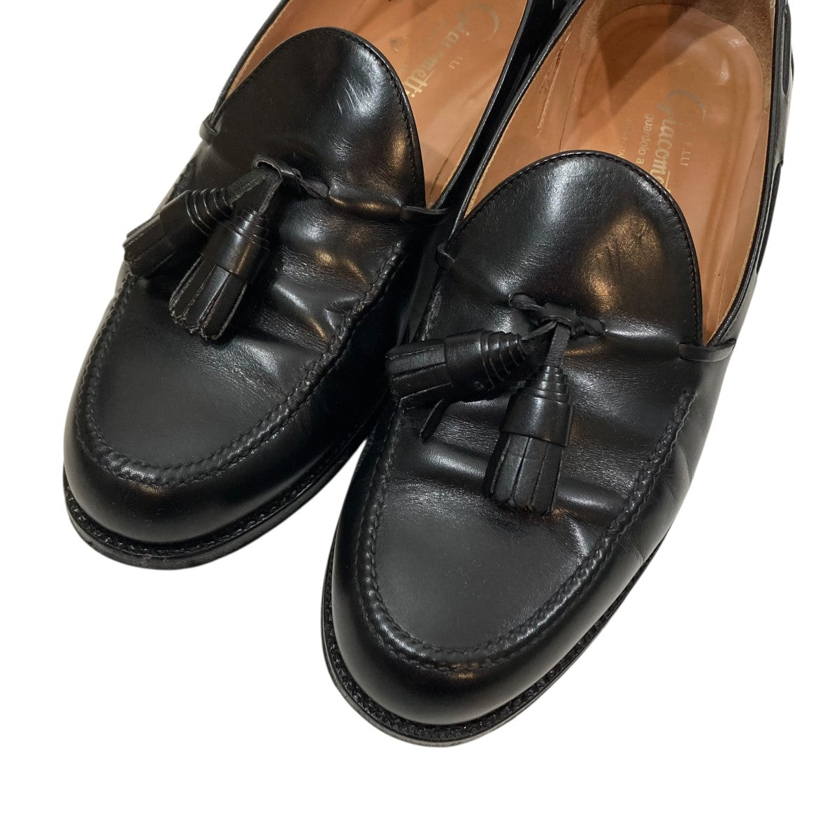 F.lli Giacometti ジャコメッティ FG562 ローファー 黒42 F.LLI Giacometti フラテッリジャコメッティ FG562 VELVINA F