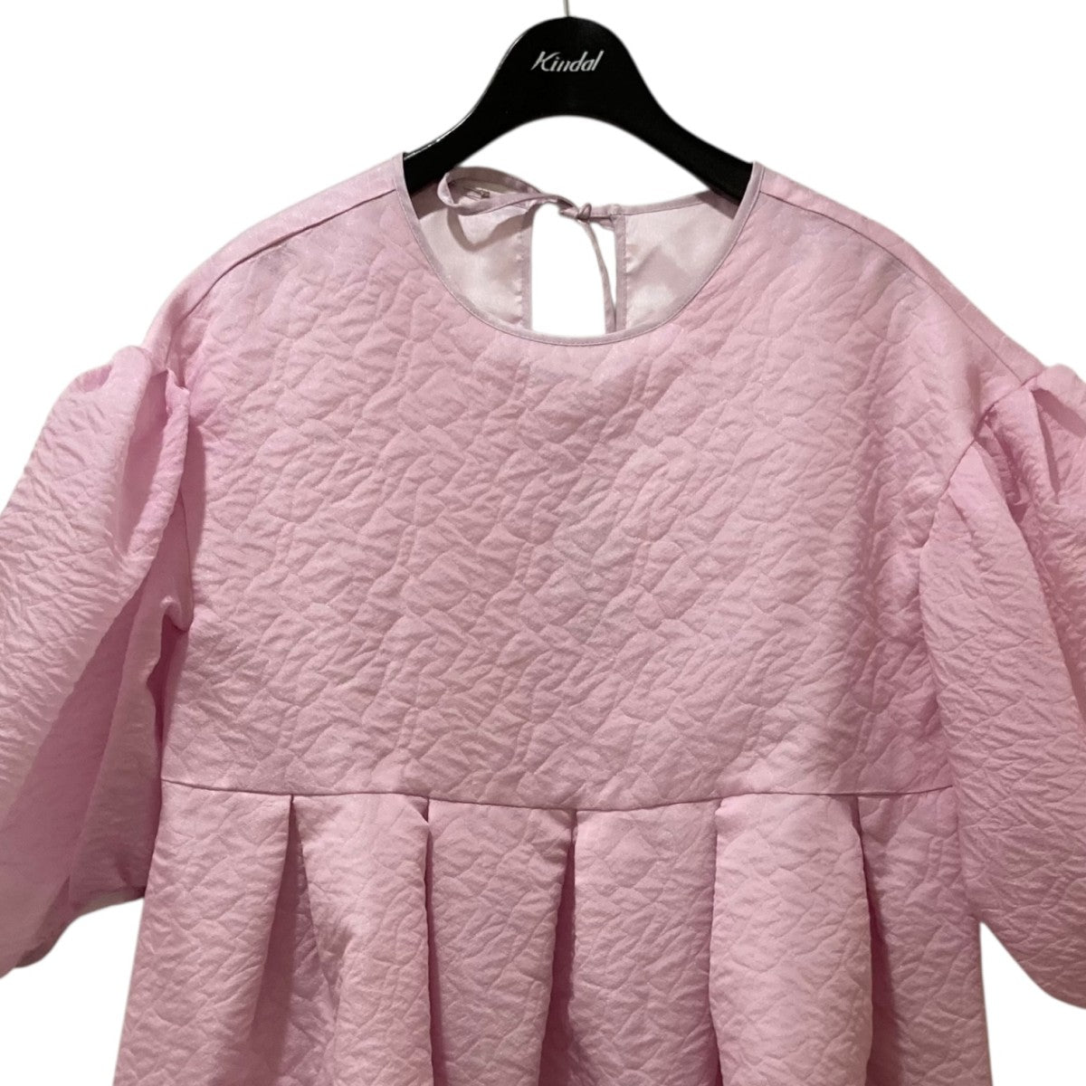 BLUELEA(ブルレア) Silky Jacquard Blouse232004-2 232004-2 ピンク 