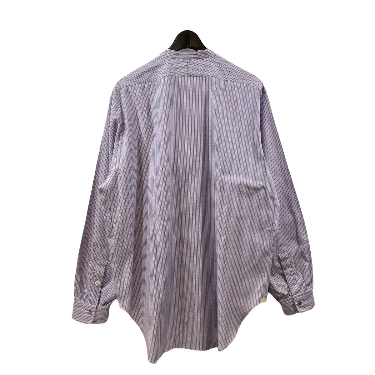 NICENESS 24SSGUARINO／N．N．P． dobby-weave band collar dress shirtドレスシャツNN-7202Y14 古着・中古-2枚目のアイテム画像