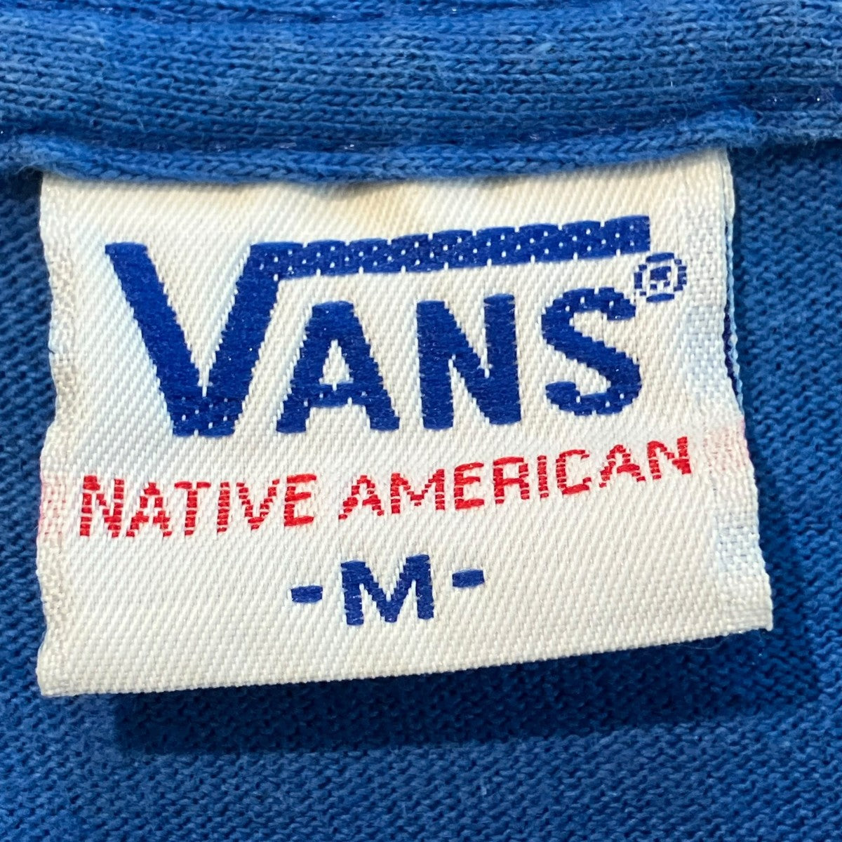 VANS 80sUSA製 NATIVE AMERIKANタグ半袖Tシャツ 古着・中古-5枚目のアイテム画像