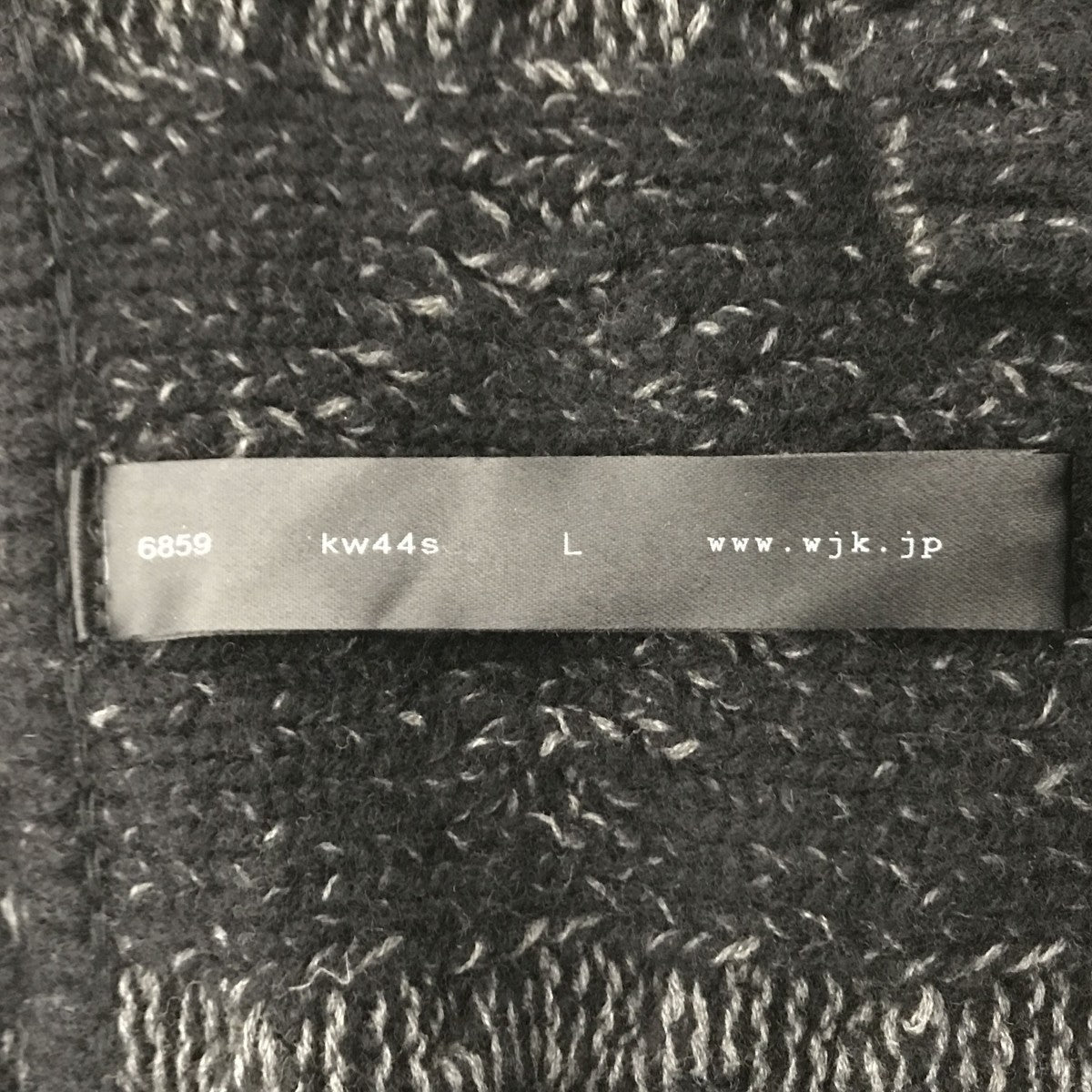 key-neck cable knitトップスニット6859 kw44s