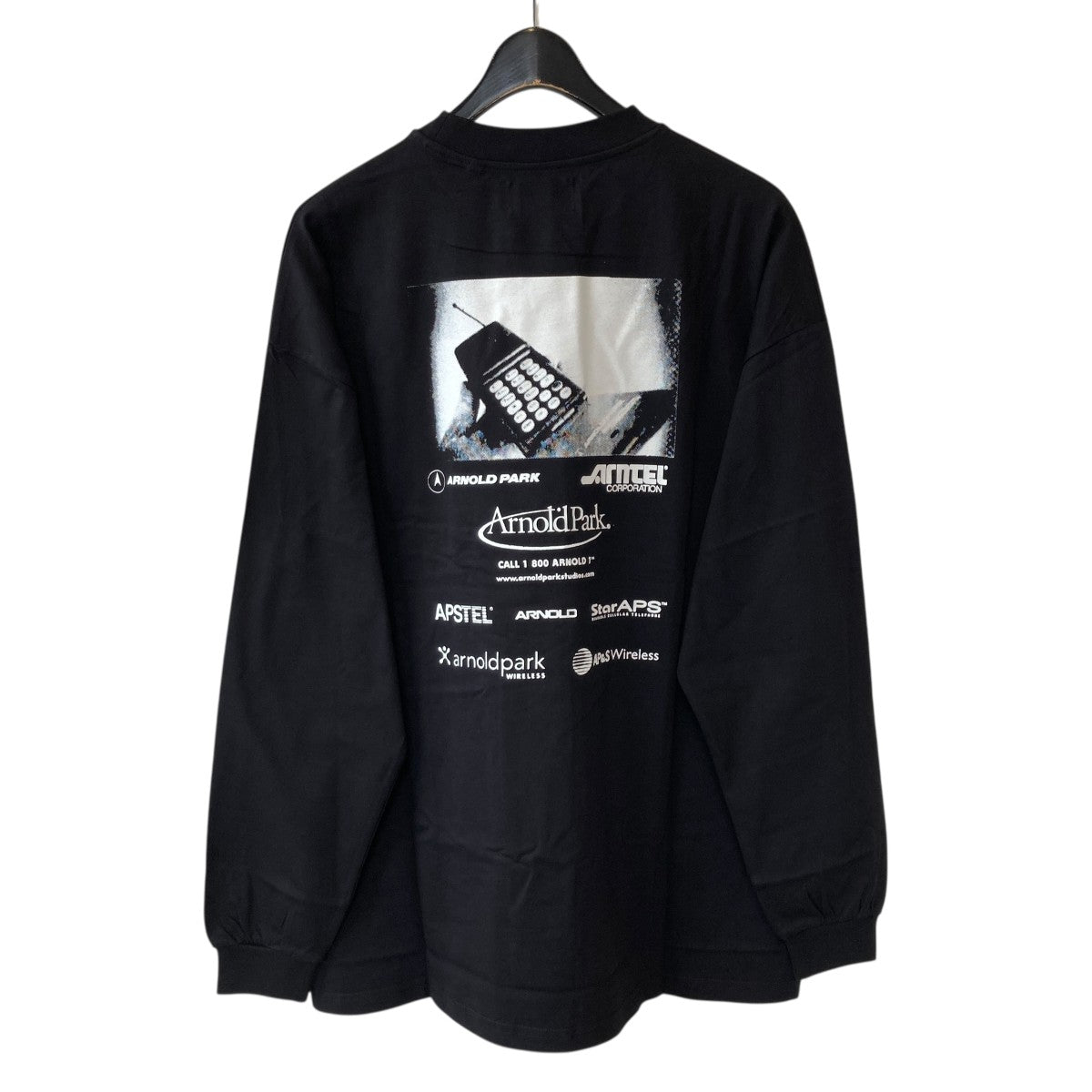 ARNOLD PARK STUDIOS CELLULAR マルチロゴロングスリーブ長袖カットソー 古着・中古-2枚目のアイテム画像