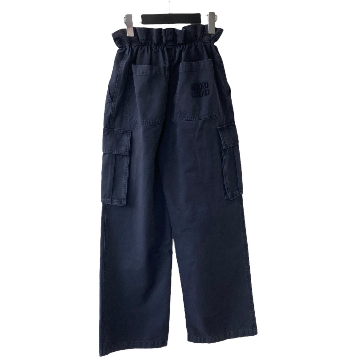 MIU MIU Cotton gabardine cargo pantsデニムパンツMP1746 古着・中古-2枚目のアイテム画像