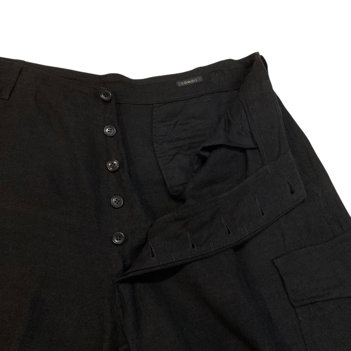 COMOLI ヴィスコースリネンテーパードパンツ 1 fit=scale-down,w=1200