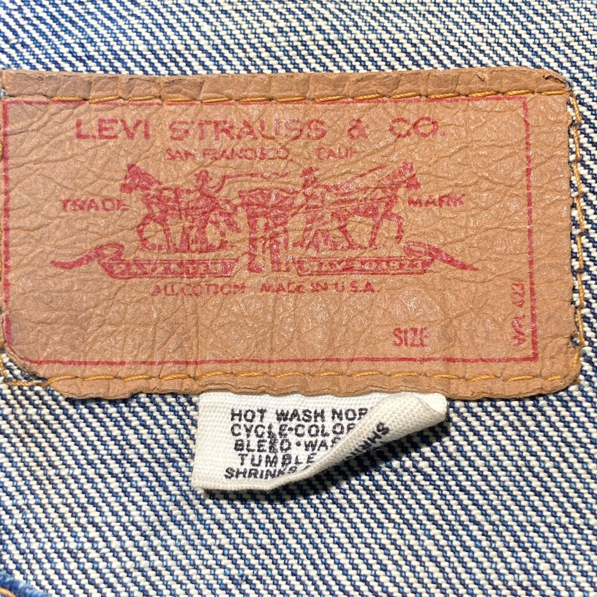 LEVI'S(リーバイス) BIG E ボタン裏526デニムジャケット70505 70505