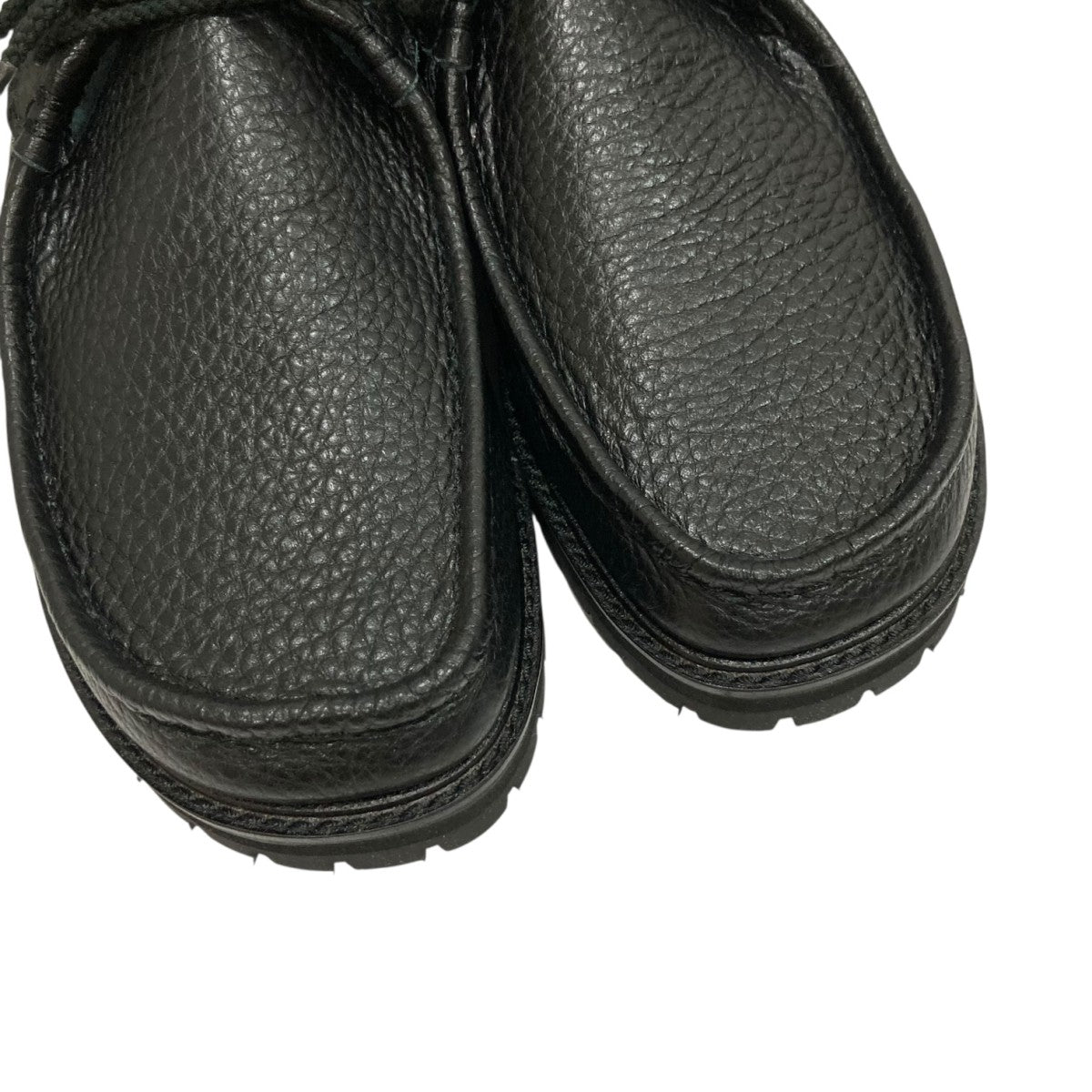 STOCK NO．(ストックナンバー) BLACK EMBOSSEDモカシンブーツ