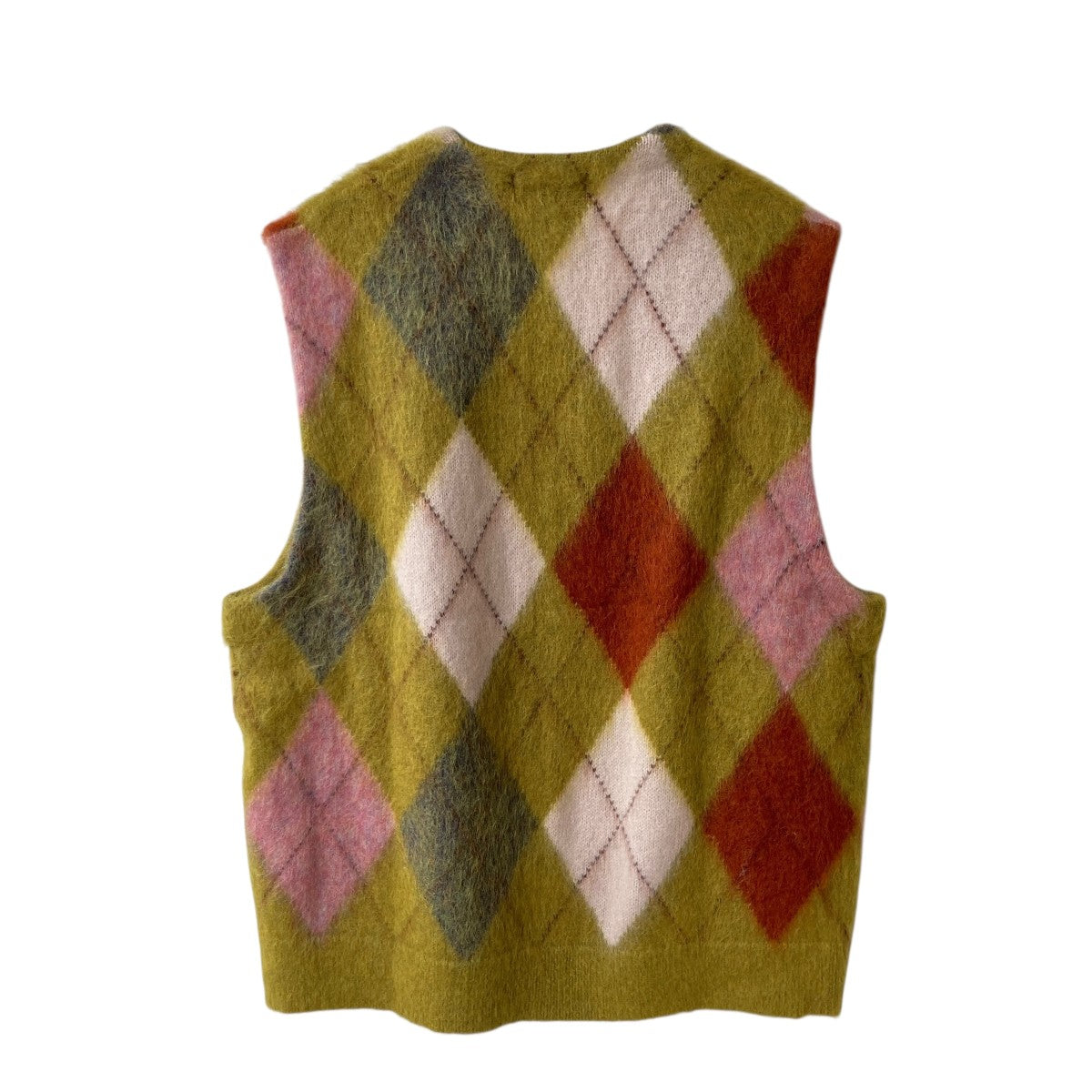 supreme Brushed Argyle Zip Up Vest Mサイズ Supreme Brushed Argyle Zip Up Vest (SS24) - $178