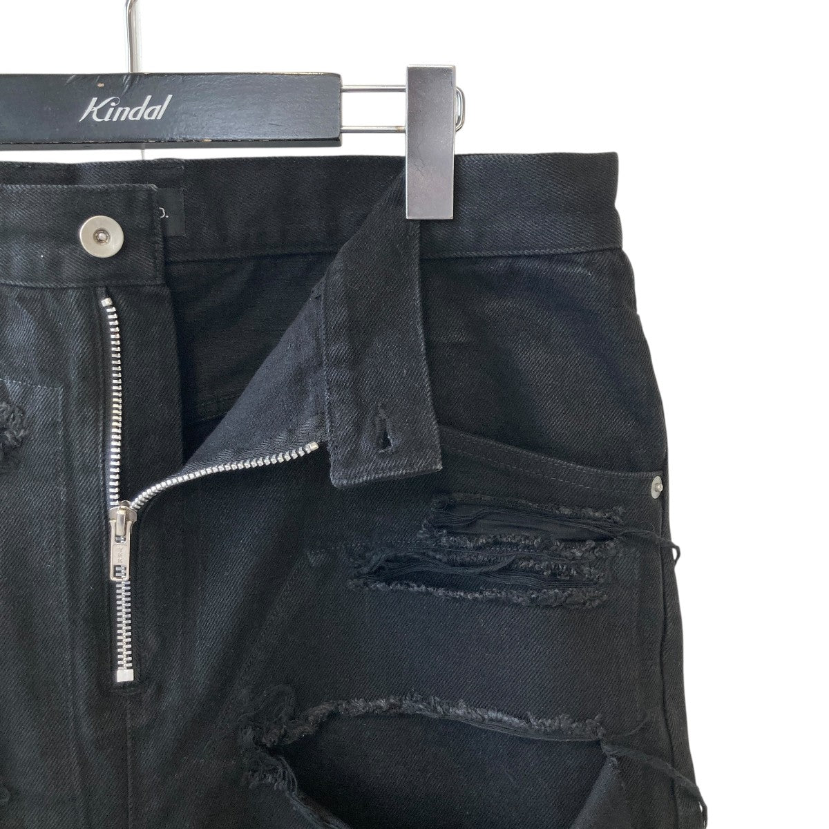 no mass prod denim shorts