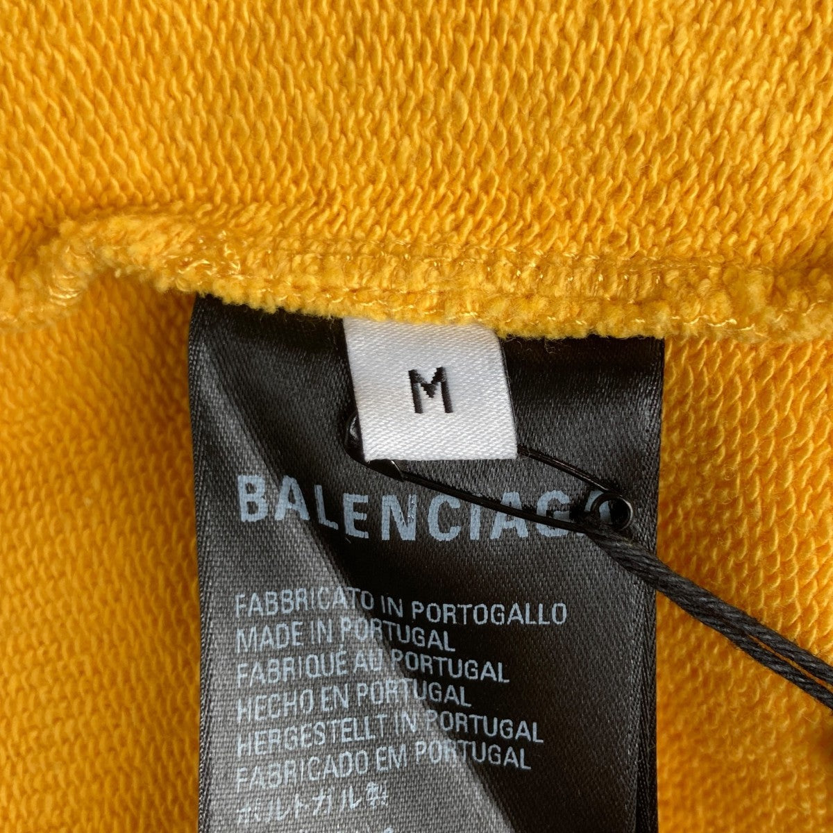 BALENCIAGA(バレンシアガ) デストロイ加工ロゴプリントフーディ720426