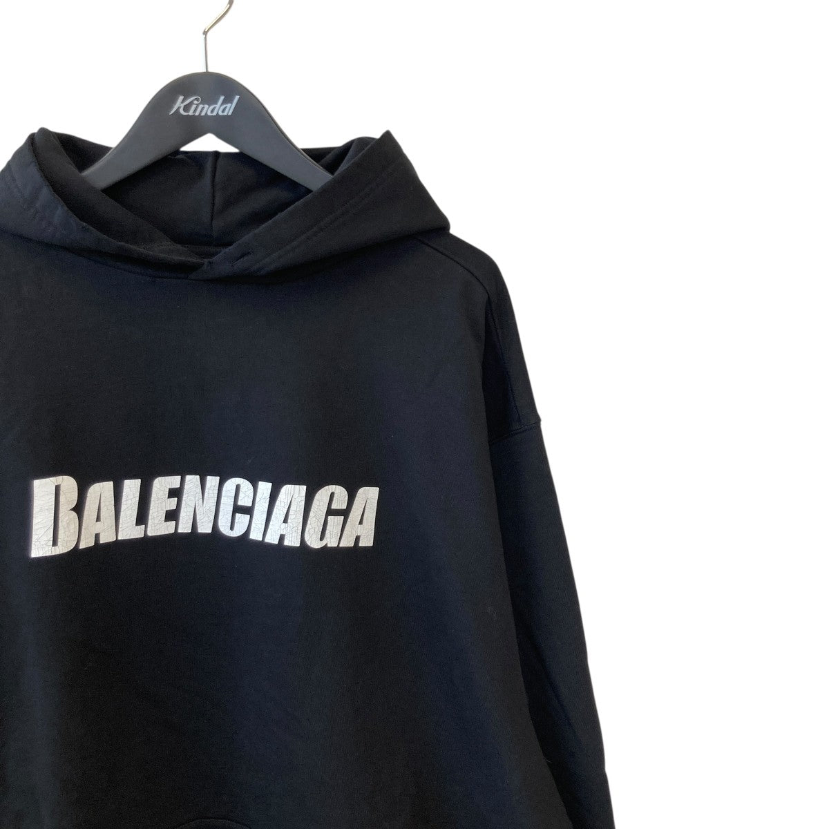 BALENCIAGA(バレンシアガ) 22AWDestroyed Logo-Print Hoodie