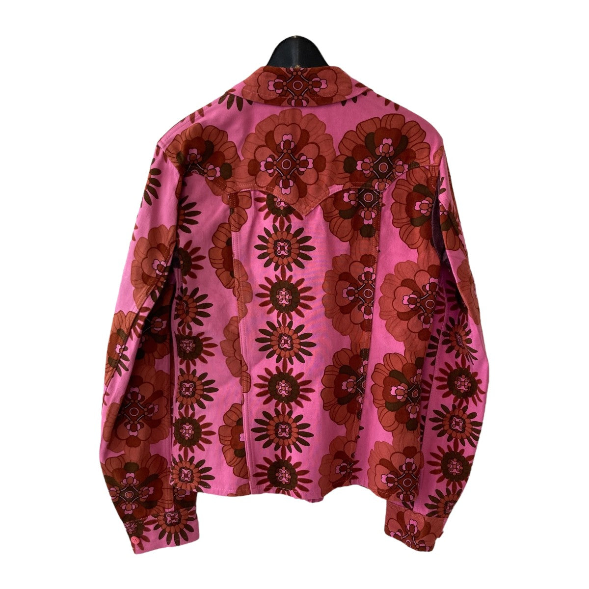 COMME des GARCONS HOMME PLUS 05SS製品染め加工花柄ジップアップジャケットPO-J024 古着・中古-2枚目のアイテム画像