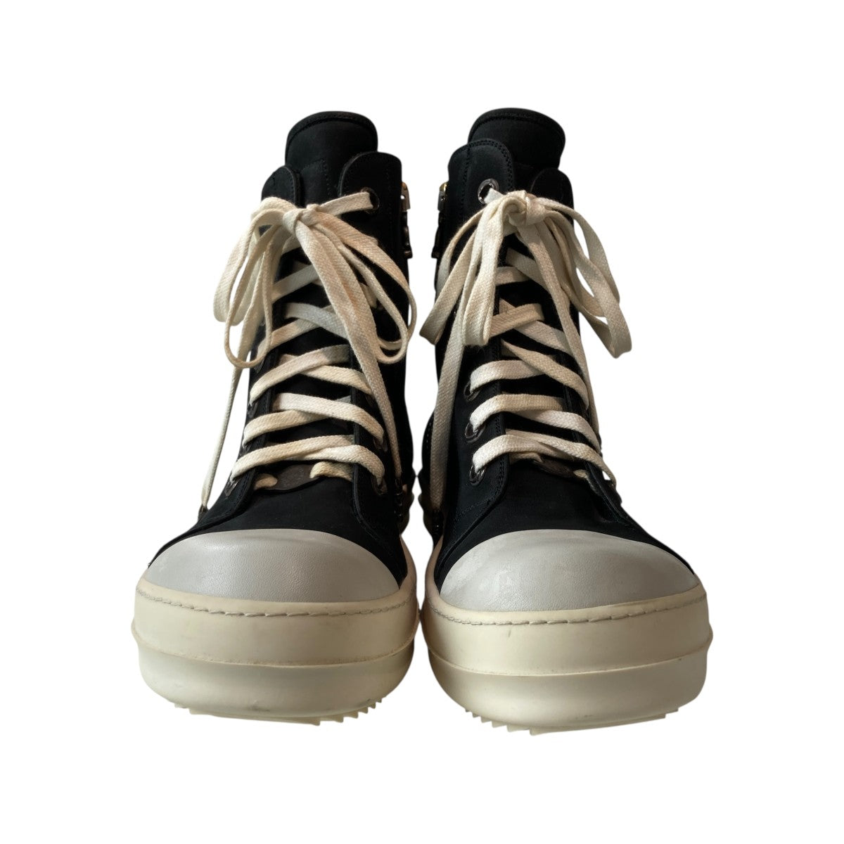 RICK OWENS×CHROME HEARTS 2014 RAMONESハイカットスニーカー ブラック