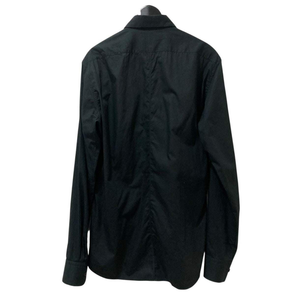 DRIES VAN NOTEN(ドリスヴァンノッテン) 花柄 長袖刺繍シャツ ブラック  