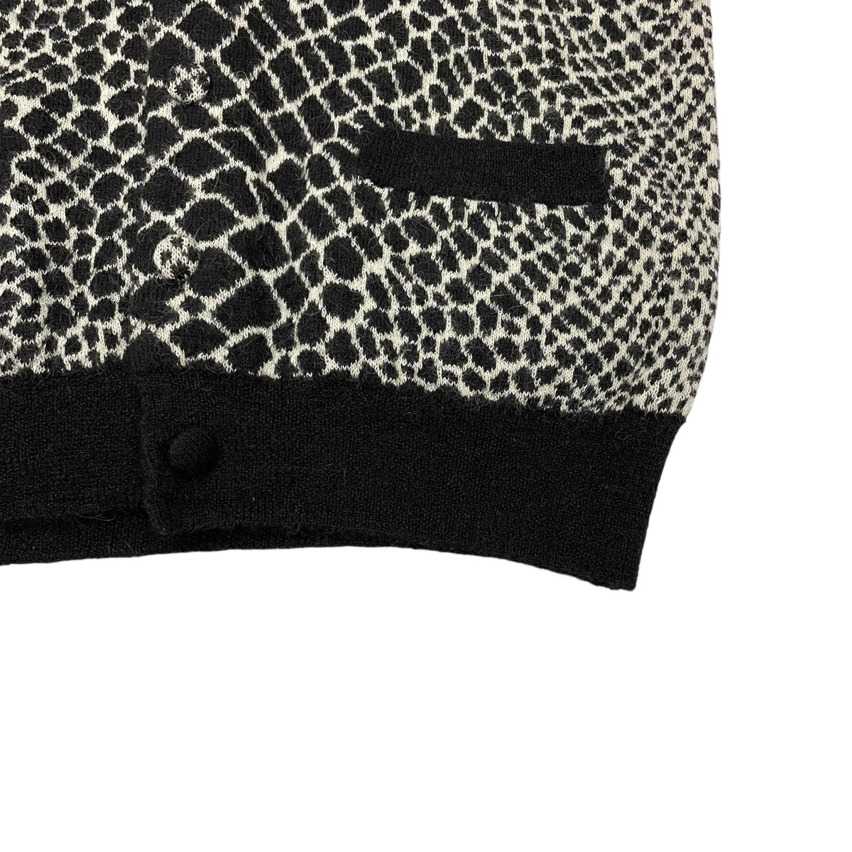 Saint Laurent Paris(サンローランパリ) アニマル柄モヘヤニット