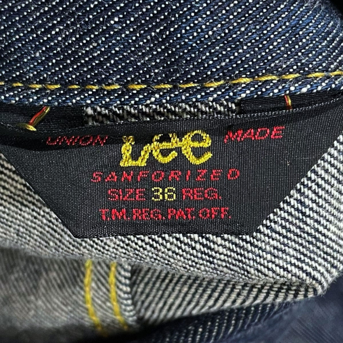 【Lee】ロングLee復刻 デニムジャケット LEE リー カバーオール デニム ジャケット L 濃紺 大きめ ロング