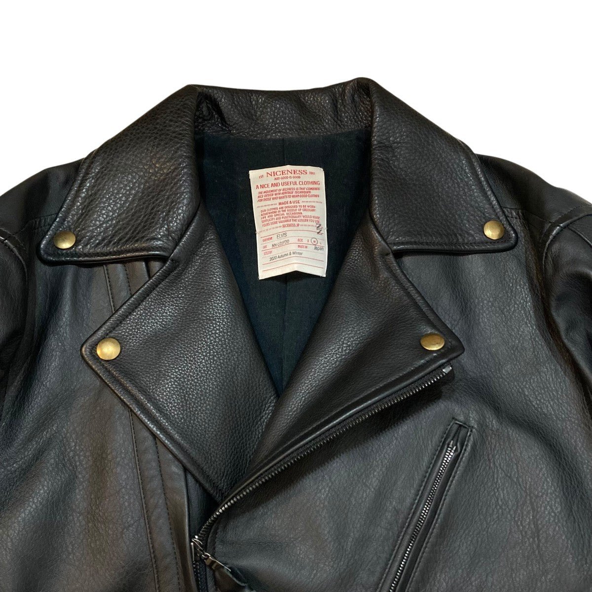 NICENESS(ナイスネス) ライダースジャケットNN-L01F20 NN-L01F20