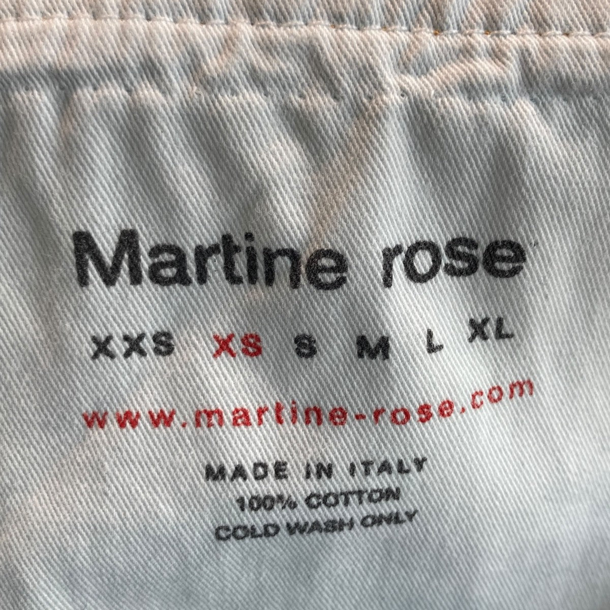 Martine rose ストライプデニムパンツ 古着・中古-5枚目のアイテム画像