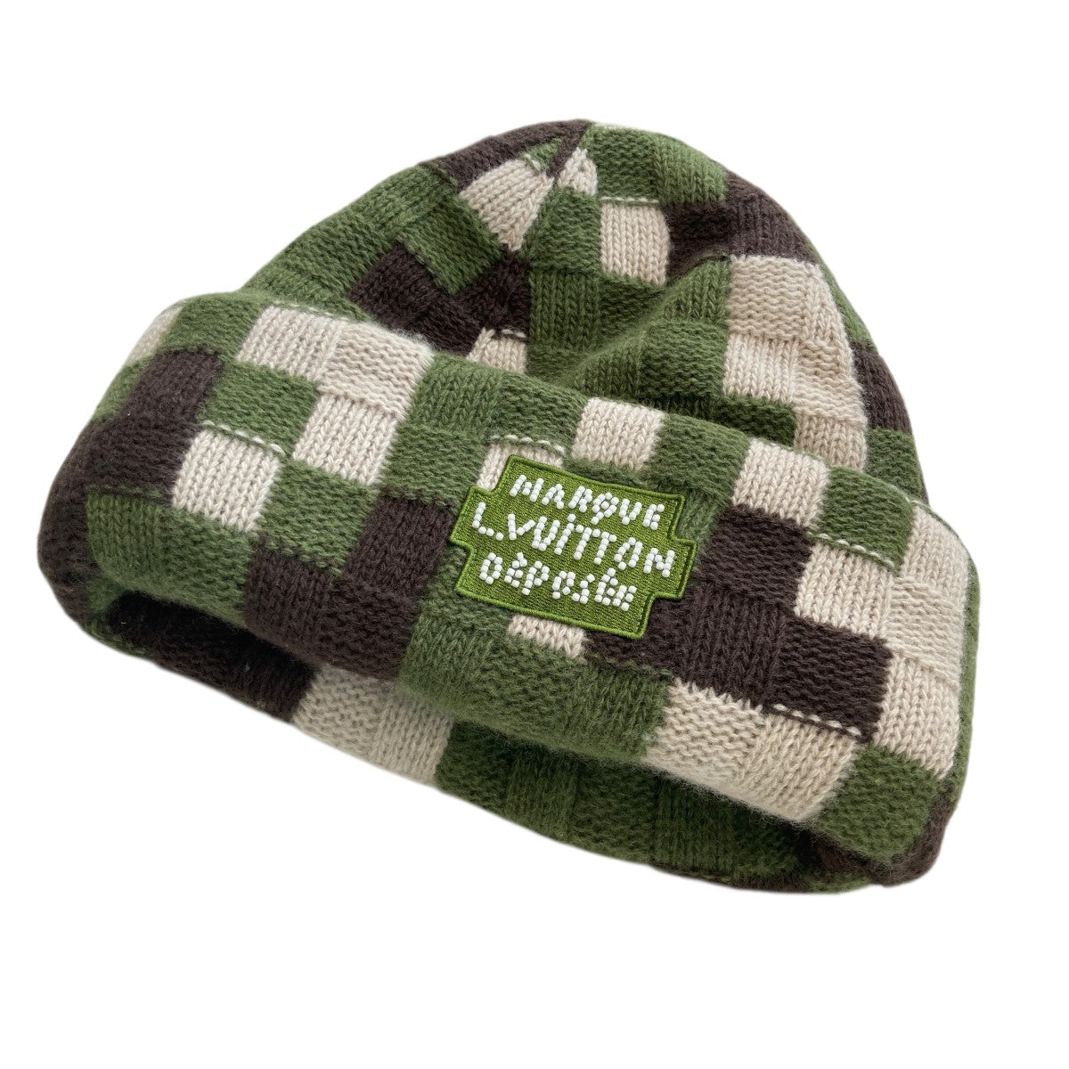 LOUIS VUITTON 24SSダモフラージュ ビーニーニットキャップHF4213/M7368A 古着・中古-1枚目のアイテム画像