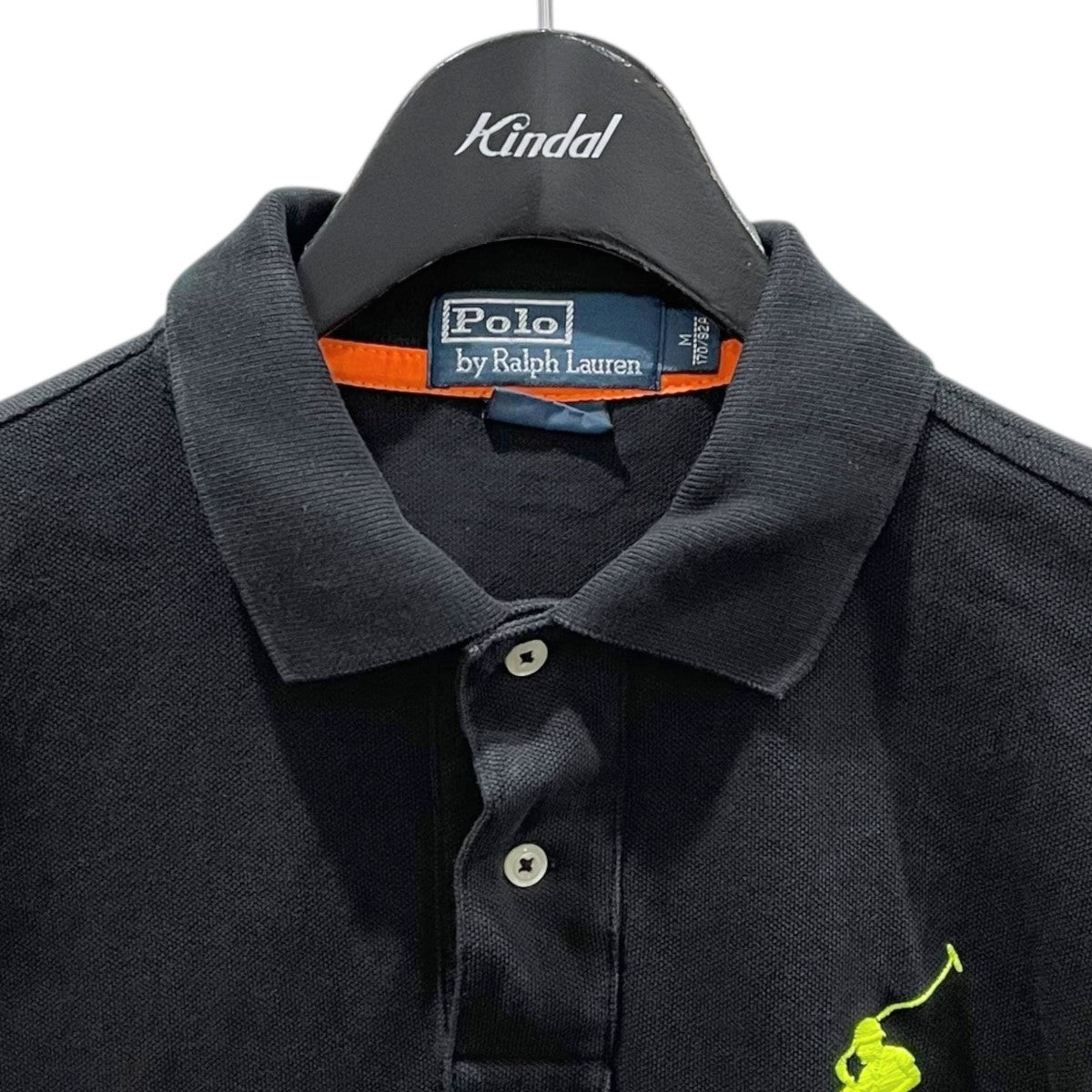 ポロ ラルフローレン半袖ポロシャツ ビッグポニー　ブラックS カスタムフィット POLO RALPH LAUREN(ポロラルフローレン) 半袖ポロシャツ Big