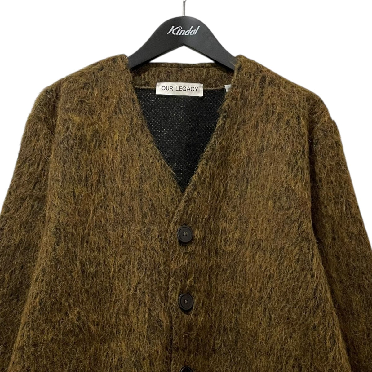 タグ付き美品 OUR LEGACY Olive Melange Cardigan Our Legacy - Cardigan Olive Melange Mohair