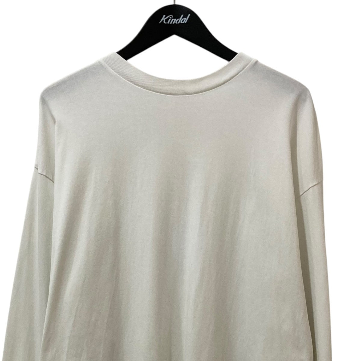 【早い者勝ち】nonnotte ウールコットン　カバーオール　ホワイト　希少 NONNOTTE(ノノット) Tapered Oversized 長袖TシャツN-24S-048 N