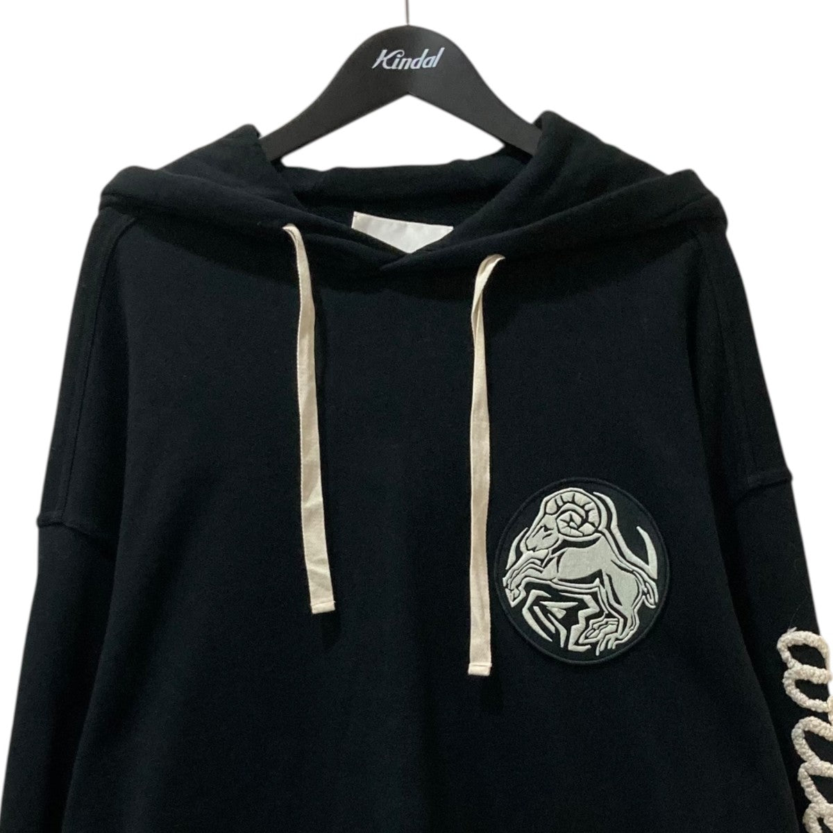 JIL SANDER フードSWEATSHIRT 黒　46 JIL SANDER フードSWEATSHIRT 黒 46 【公式通販】