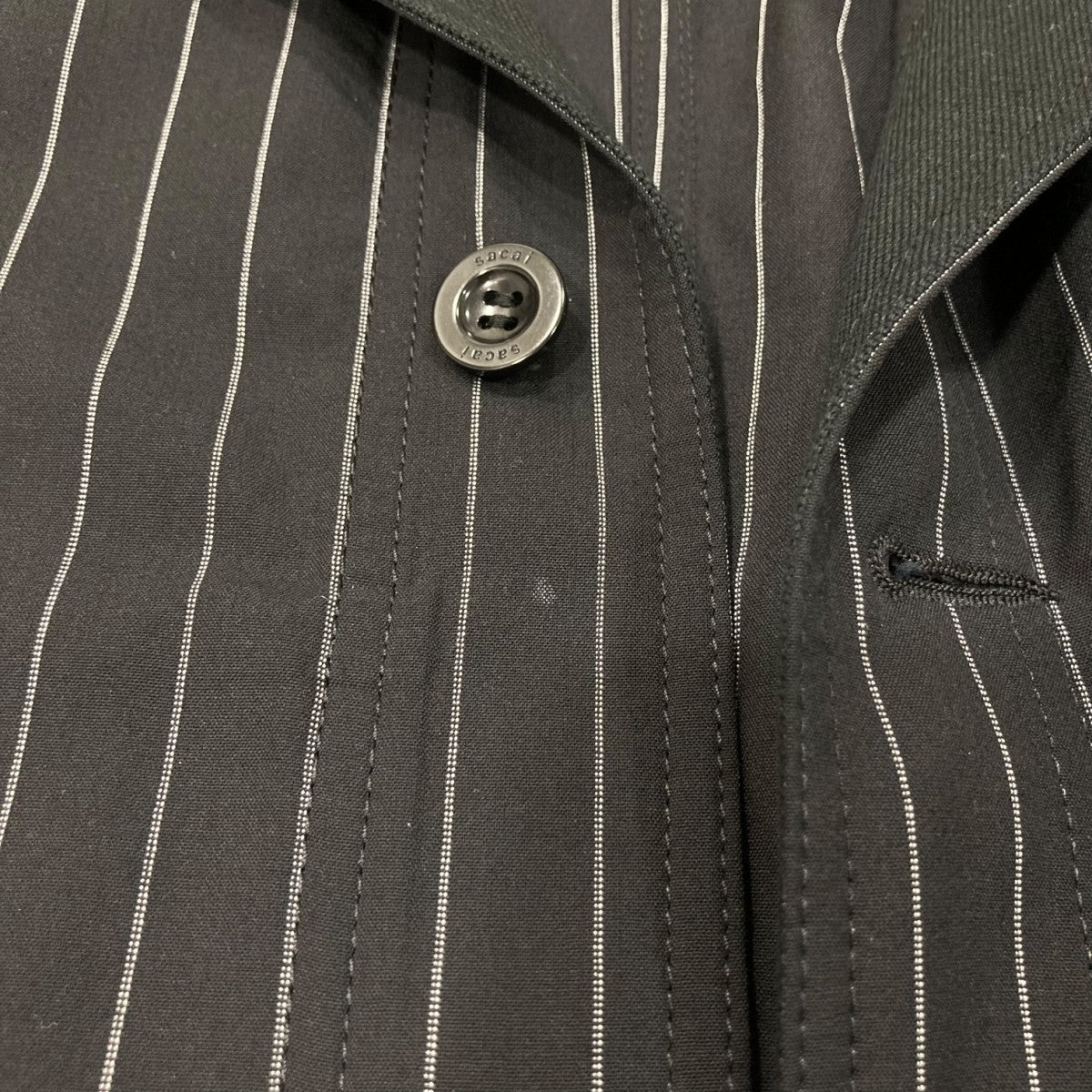 sacai(サカイ) 2025SS ウールシルク スーティンぐ ジャケット 25