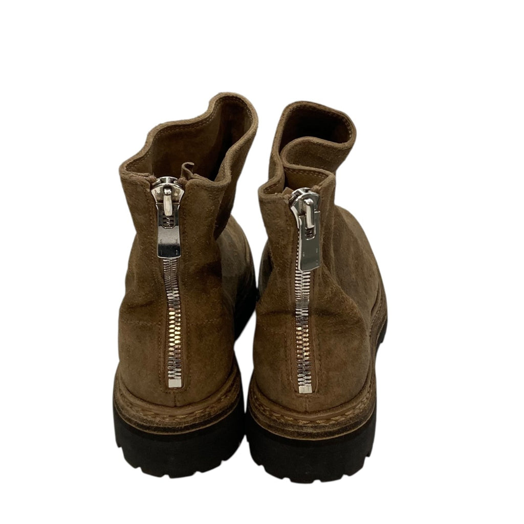 GUIDI×COMOLI 25SSバックジップブーツB01-07005 B01-07005 ベージュ 