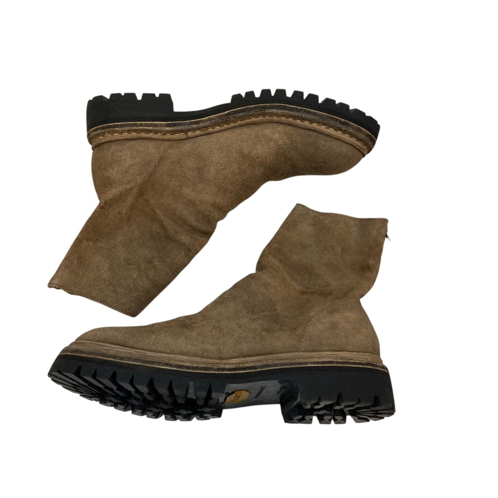 GUIDI×COMOLI 25SSバックジップブーツB01-07005 B01-07005 ベージュ 