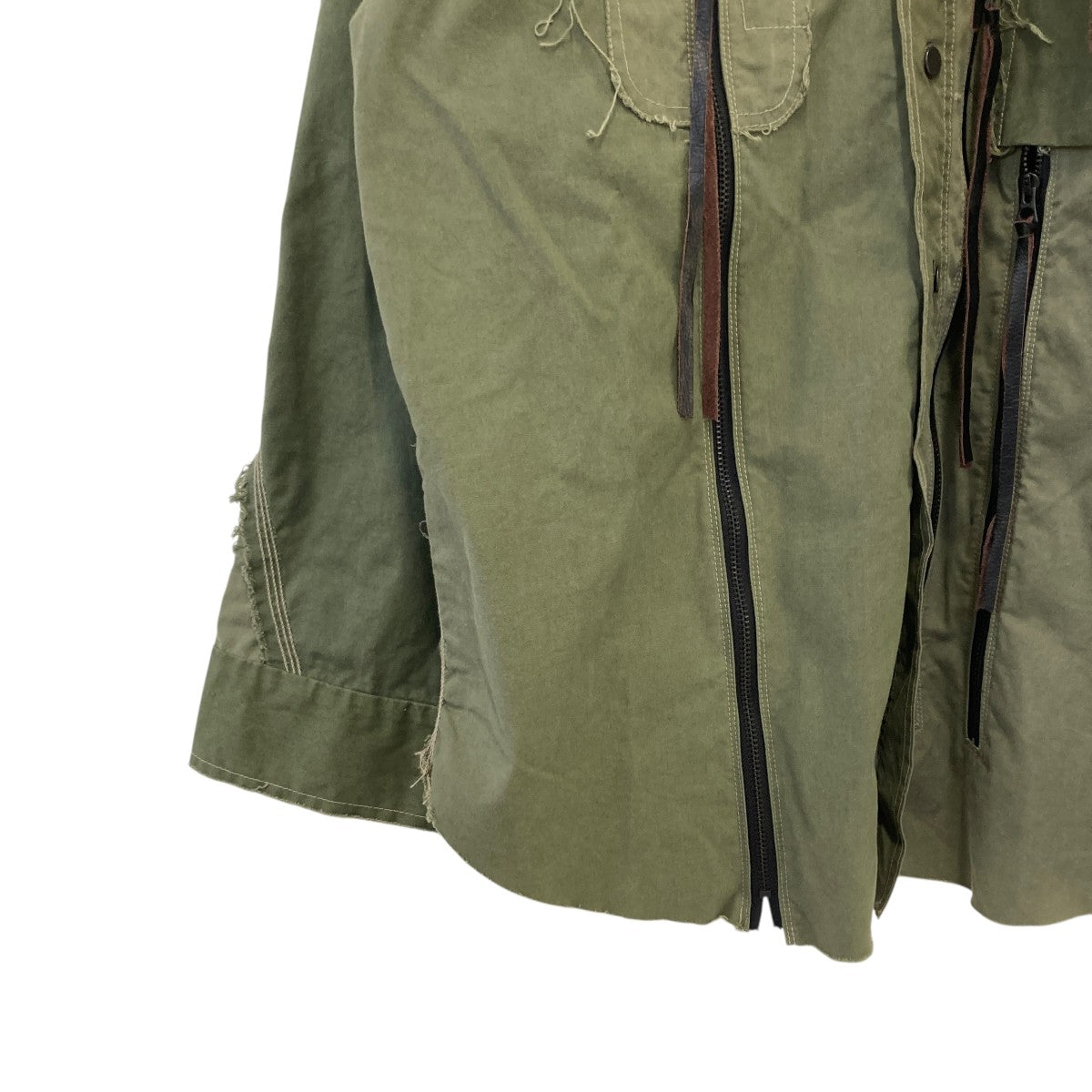minus(-) マイナス ミリタリージャケット MINUS(マイナス) SLASH SEAM CHORE JACKET KHA2ジャケット