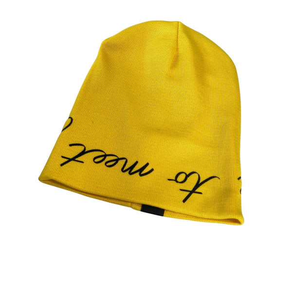 alo 25 年秋新作 イエロー セーター・キャップセット FREE SIZE Y-3(ワイスリー) 18AWリバーシブル ニットキャップ イエロー｜【公式