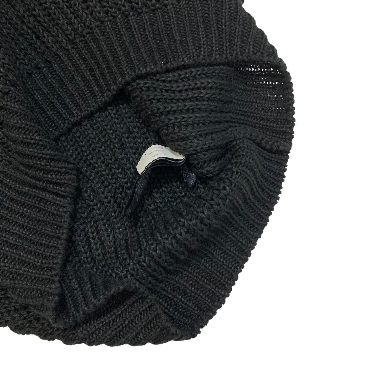 【美品】  Cristaseya / クリスタセヤ | 2022SS | LINEN RIBBED 3YARN GILLET / オーバー ニット ベスト | XL | black | レディース LINEN RIBBED 3 YARN GILET - Licavou shopping